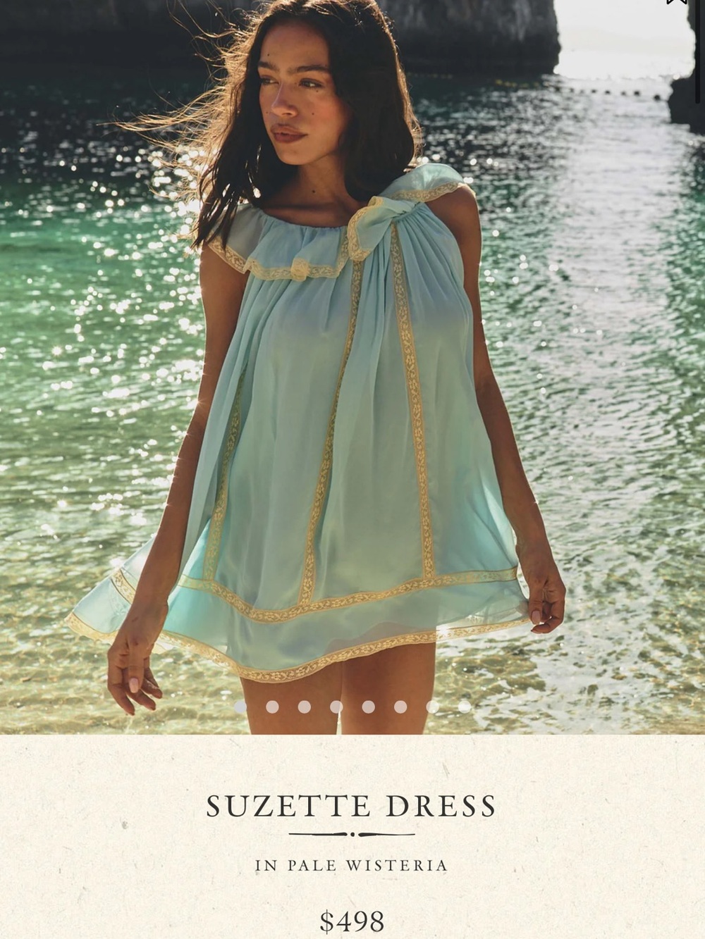 Dress — Pale Wisteria Women's Mini Dress by Doen Medium